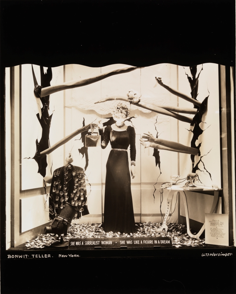 Untitled. Mannequin with head of red roses and fingernails of ermine fur